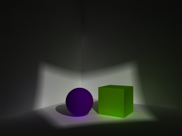 Global Illumination: Low light intenisty by higher photon intensity