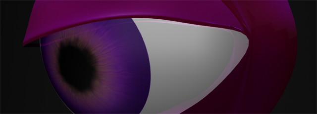 Purple: One of the two characters from Squishy