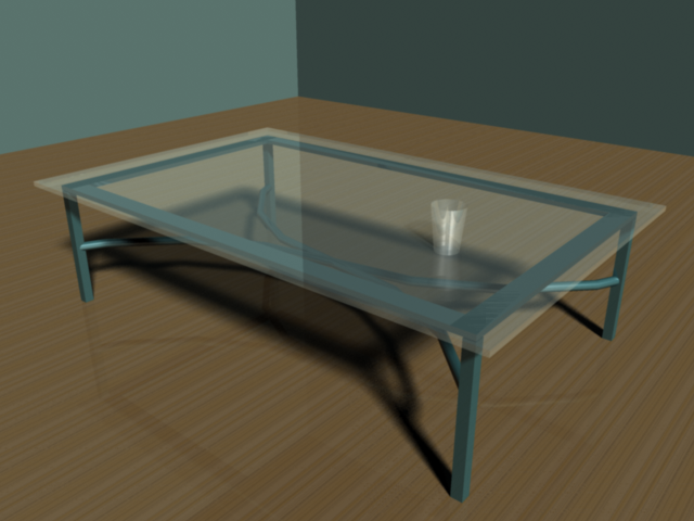 Raytraced Shadow: softened edge